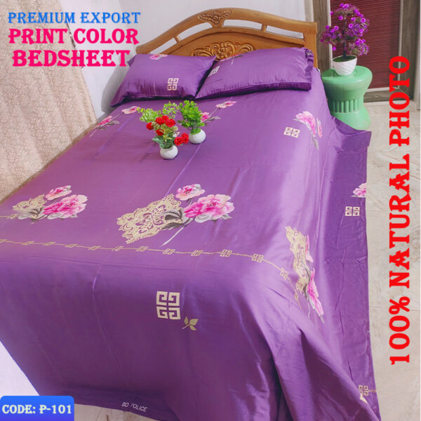 Printed Cotton Bed Sheet