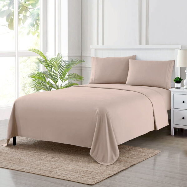 Solid King Size Cotton Bed Cover